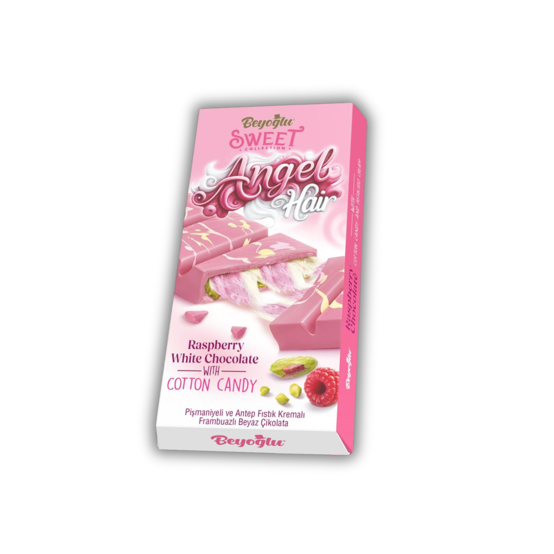 BEYOGLU ANGEL HAIR RASPBERRY WHITE CHOCOLATE