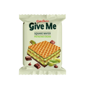 ROSSO BIANCO GIVE ME SQUARE WAFER PISTACHIO CREAM