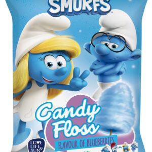 Smerfy Folia Wata cukrowa tatuaz