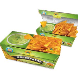 Nachosy solone dip guacamole